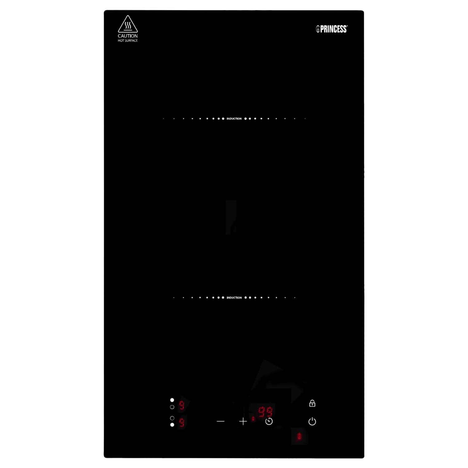 Vertical Double Induction Cooktop 3000W