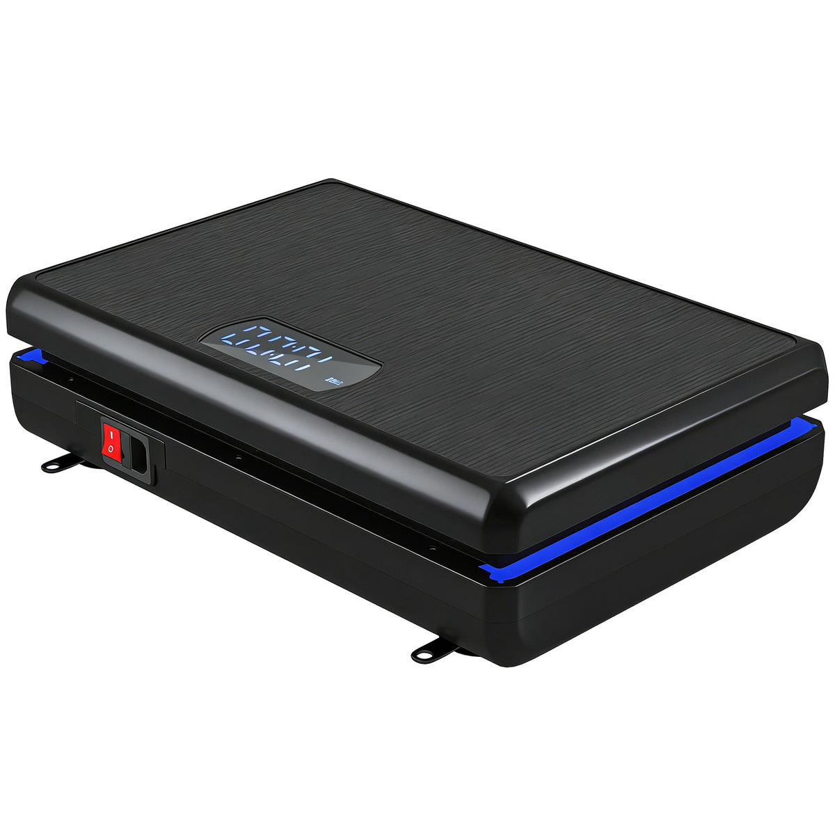 Vibration Plate with 120 Levels, Resistance Bands, LED Display