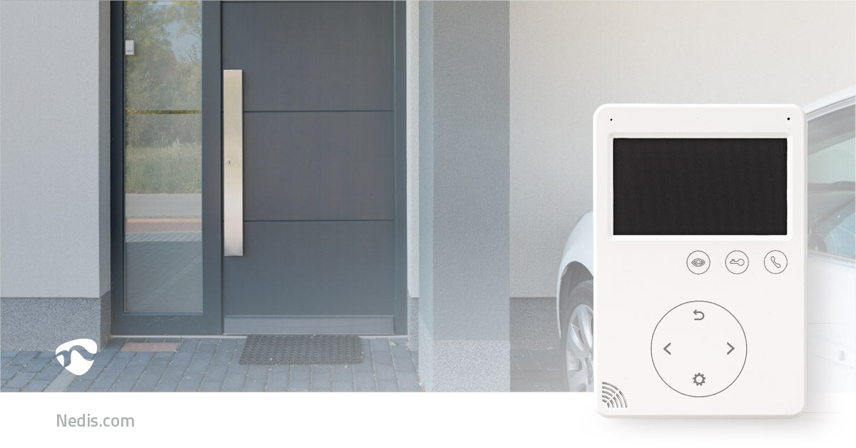 Video intercom | Maximum resolution: 480x272 | 2 way communication | Power adapter | White