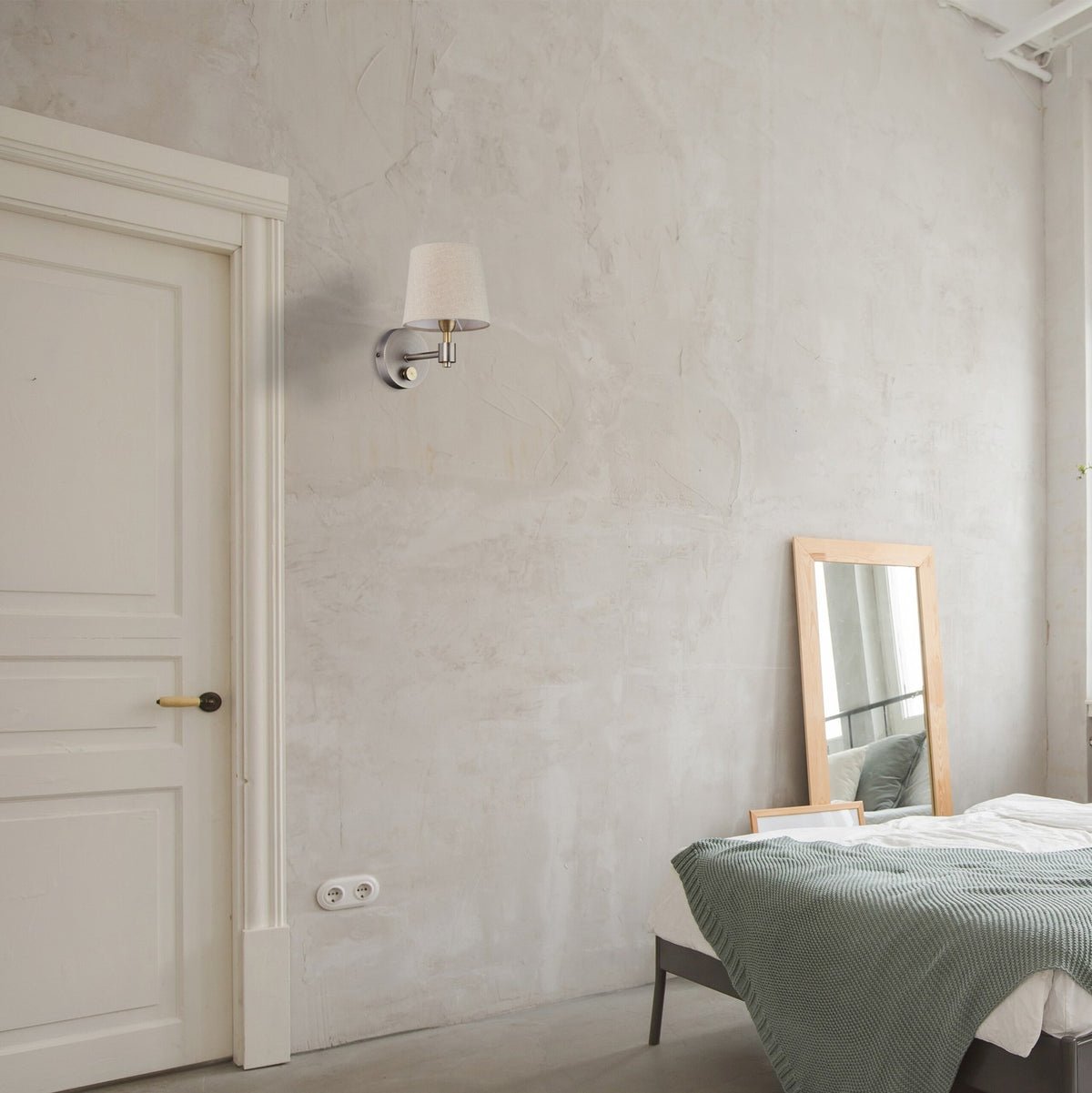Vintage Wall Lamps, 2-Pack, Dimmable, Adjustable Brightness