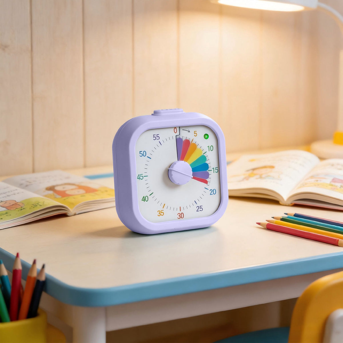 Visual Timer for Kids and Adults, 60-Minute, Adjustable Volume