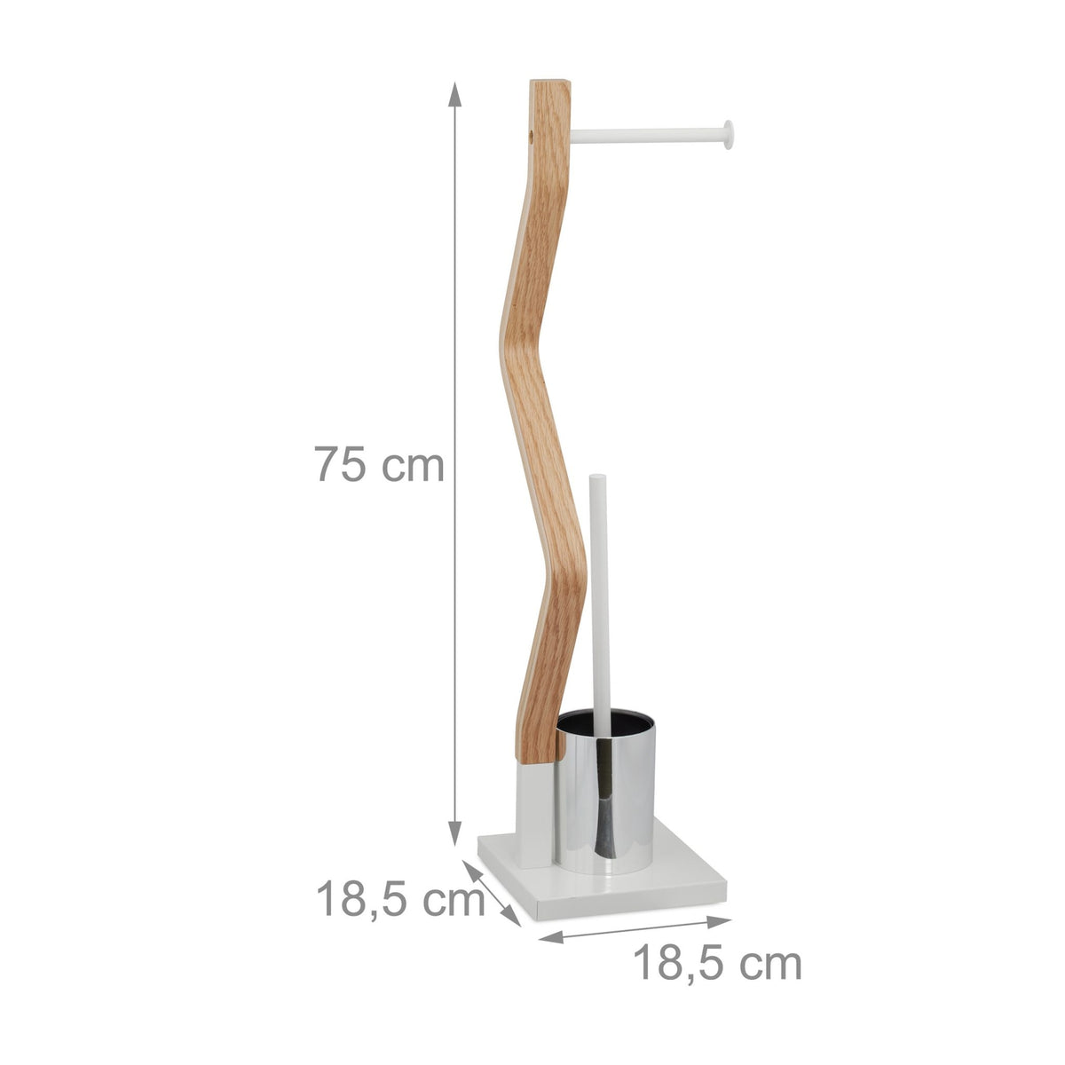 WC chair standing white