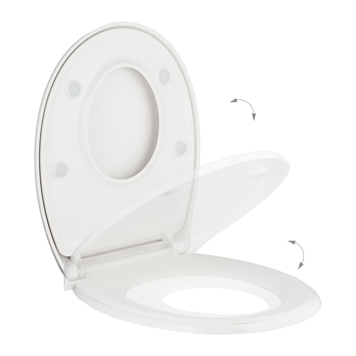 WC seat with child seat