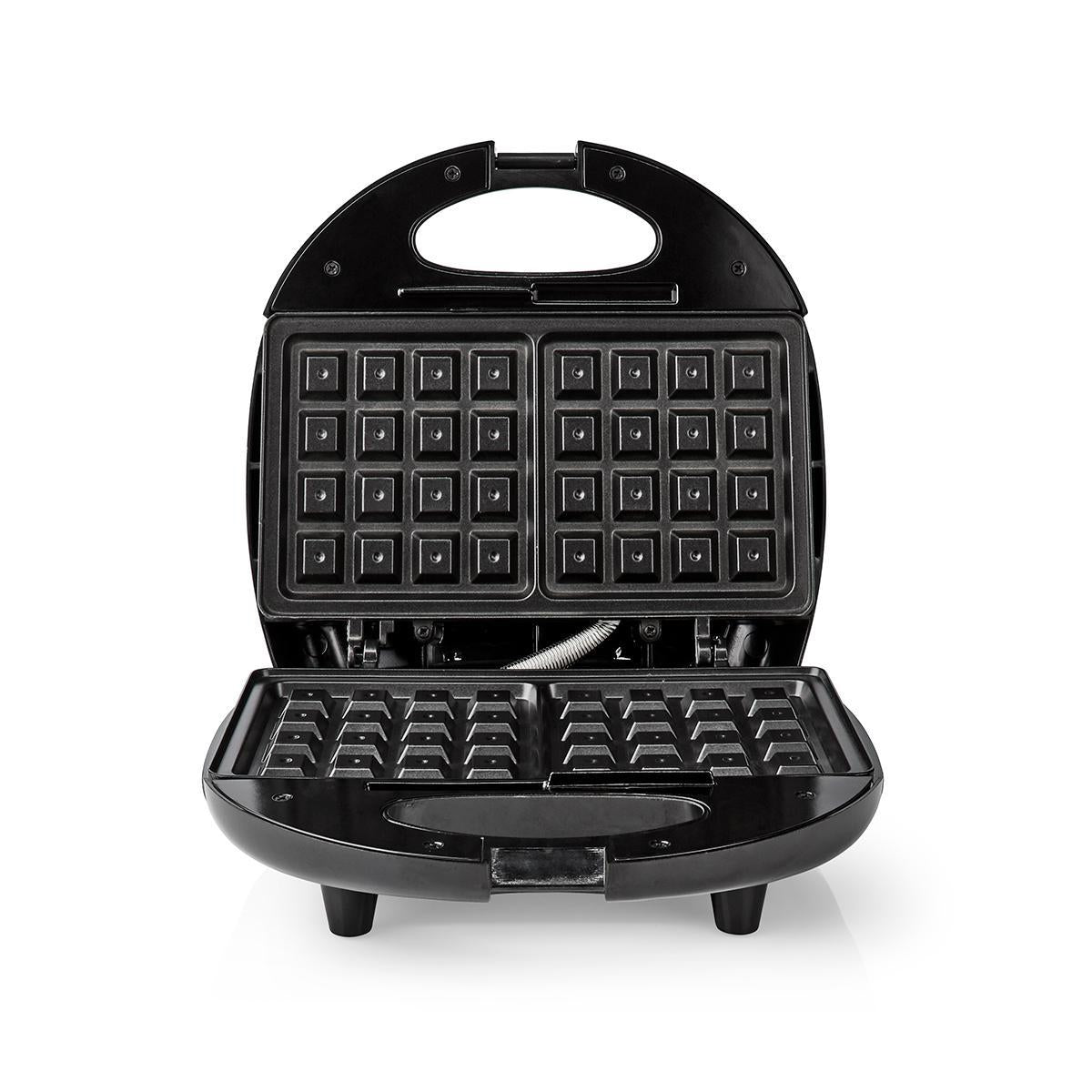 Waffle Iron | Belgian Waffles | 22 x 12 cm | 750 W | Automatic temperature control | Aluminum / Plastic