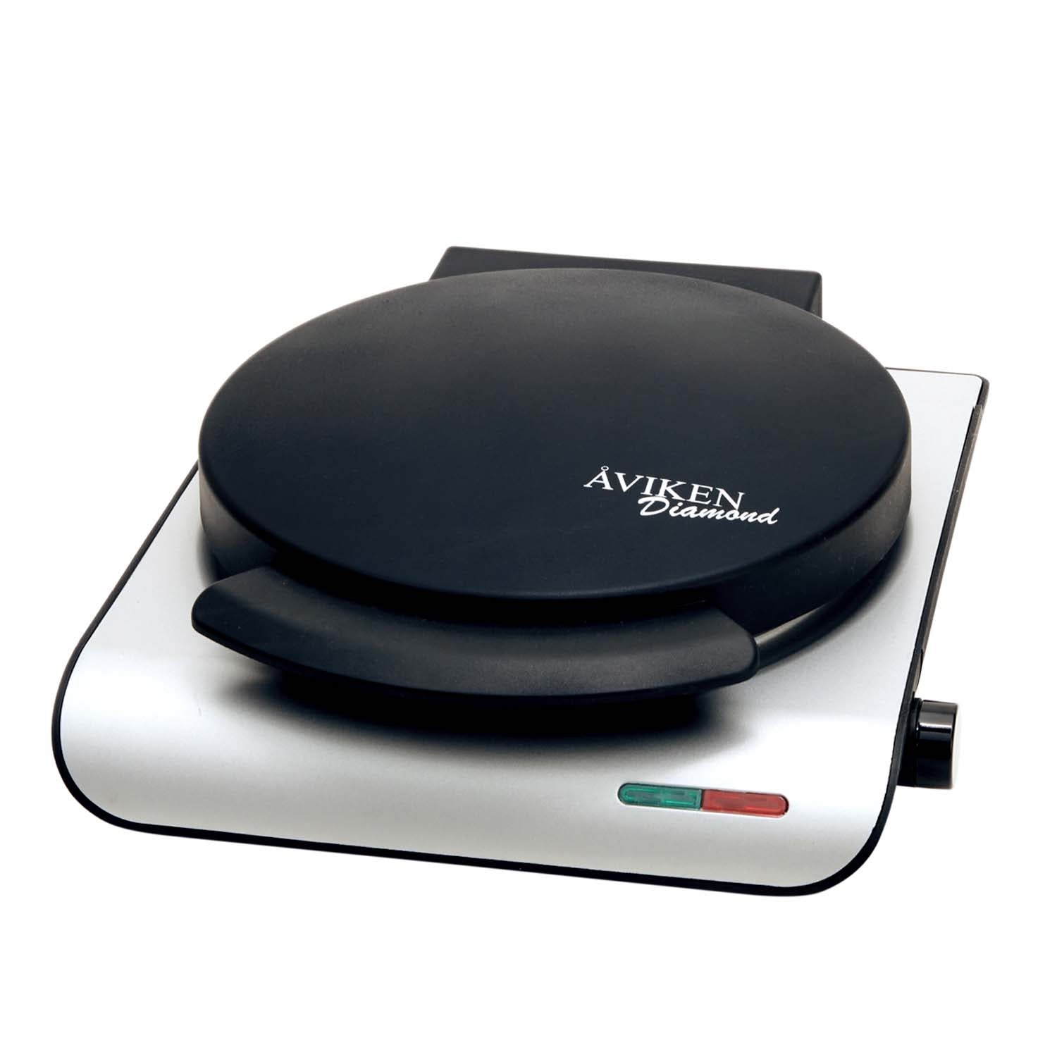 Waffle Maker, Ceramic Coating, Silver Finish