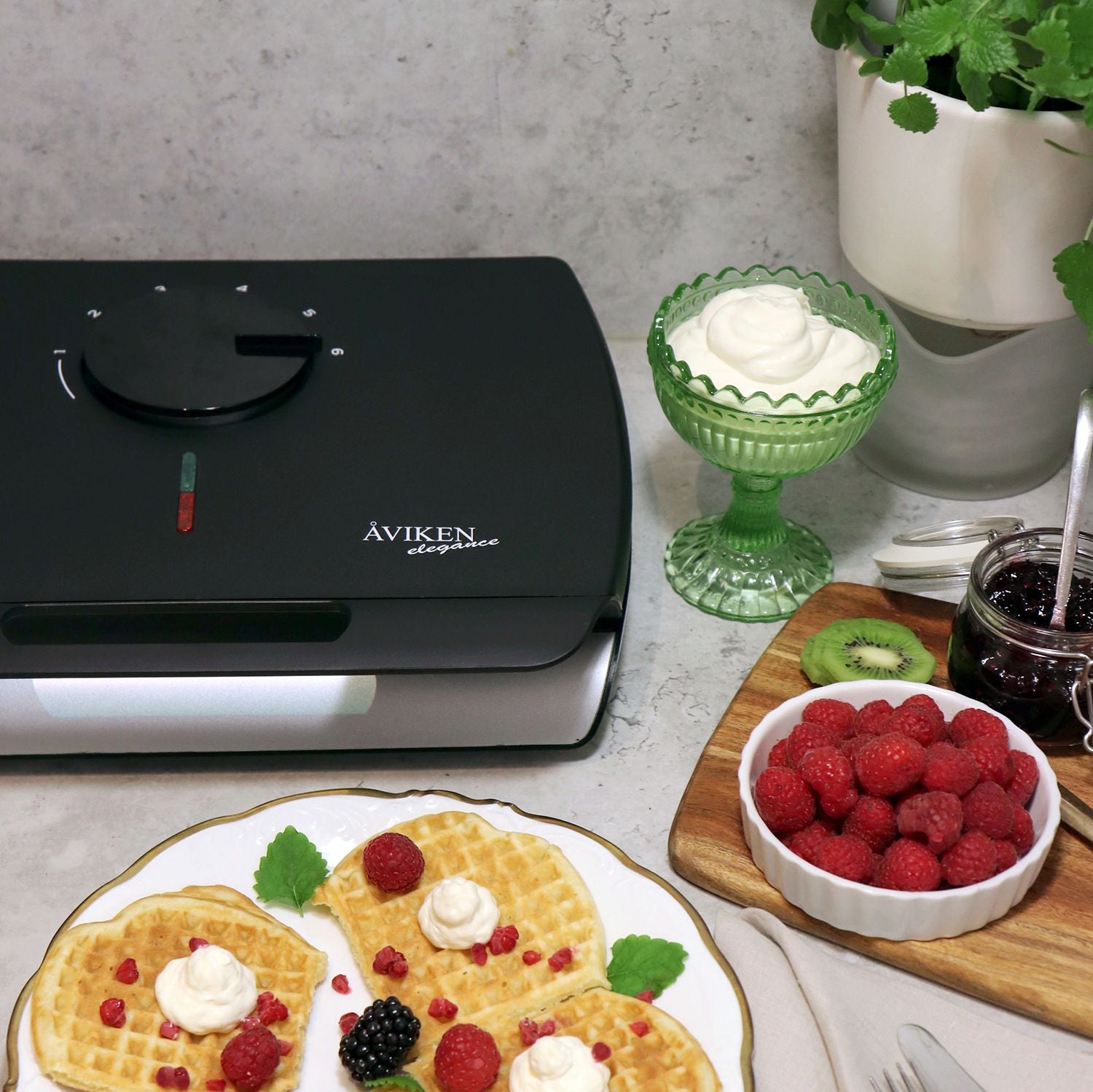 Waffle iron Double Elegance 910