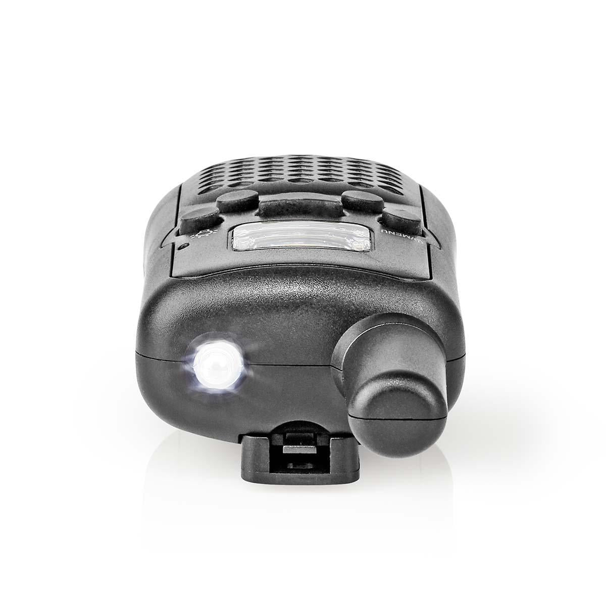 Walkie Talkie Set | 2 handsets | Up to 5 km | Frequency channels: 8 | PTT / VOX | Up to 2.5 hours | Black