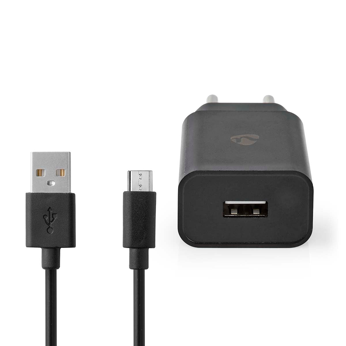 Wall Charger | 12 W| Fast charging function | 1x 2.1 A A | Number of outputs: 1 | USB-A | Micro USB (Loose) Cable | 1.00 m | Single Voltage Output