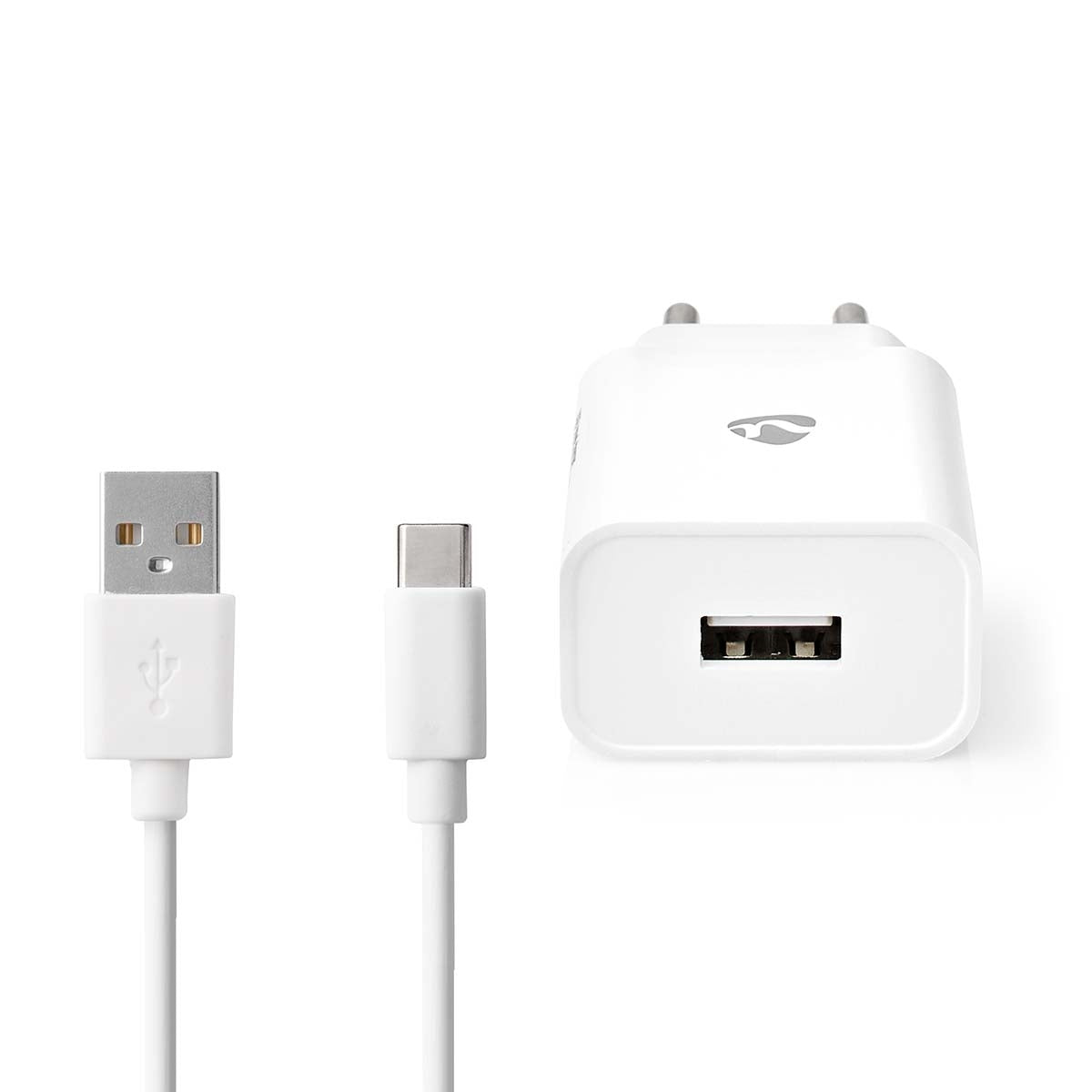 Wall Charger | 12 W| Fast charging function | 1x 2.4 A A | Number of outputs: 1 | USB-A | USB Type-C™ (Loose) Cable | 1.00 m | Single Voltage Output