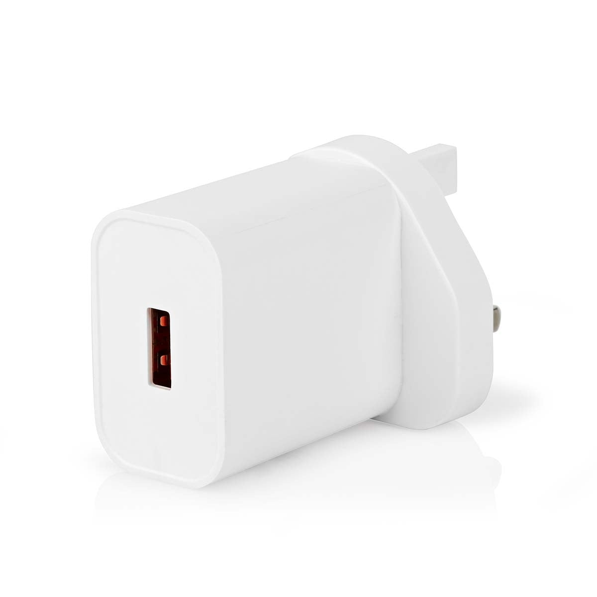 Wall Charger | 18 W| Fast charging function | 3.0 A| Number of outputs: 1 | USB-A | Automatic selection of Voltage