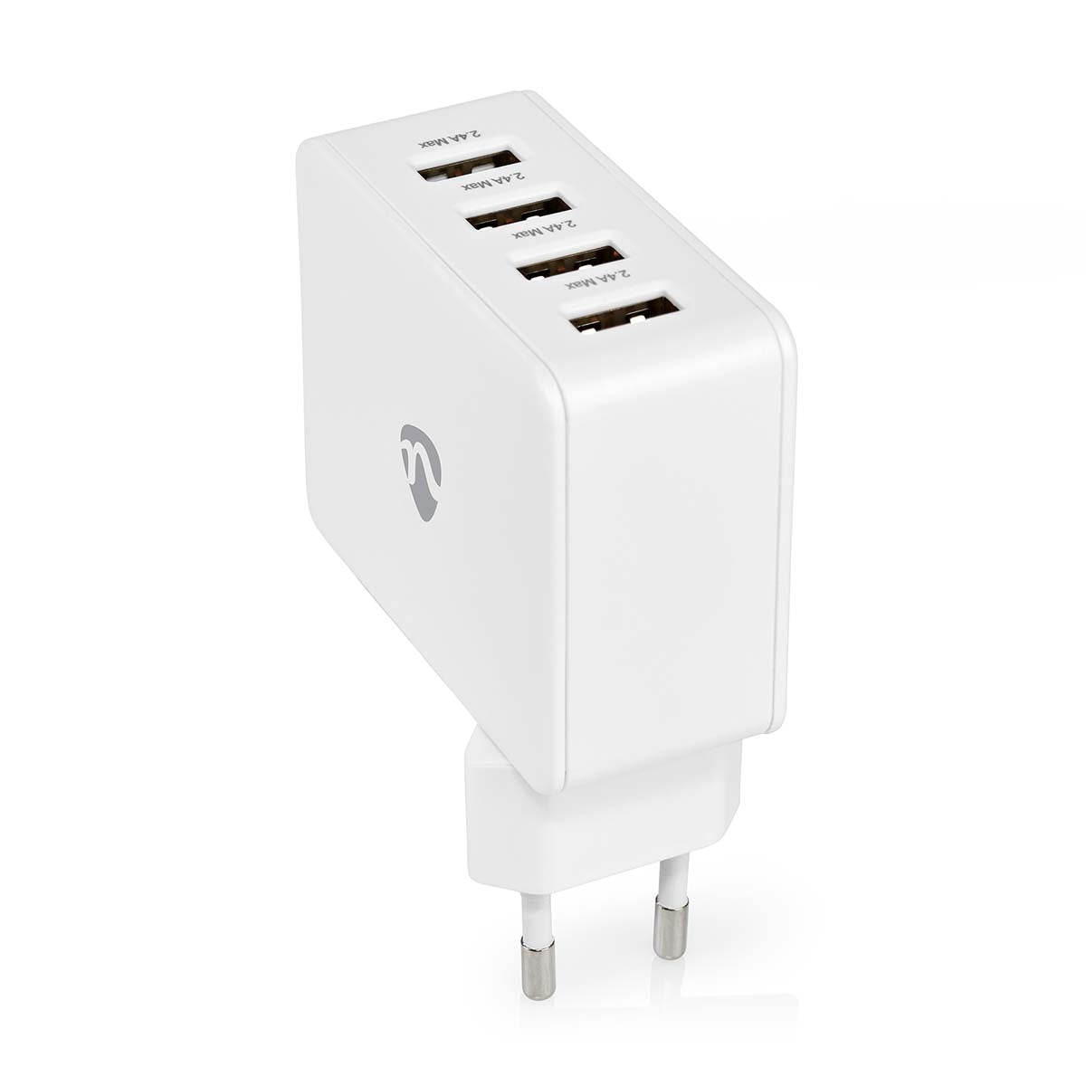 Wall Charger | 24 W| Fast charging function | 4x 2.4 A| Number of outputs: 4 | 4x USB-A | Without cable | Single Voltage Output