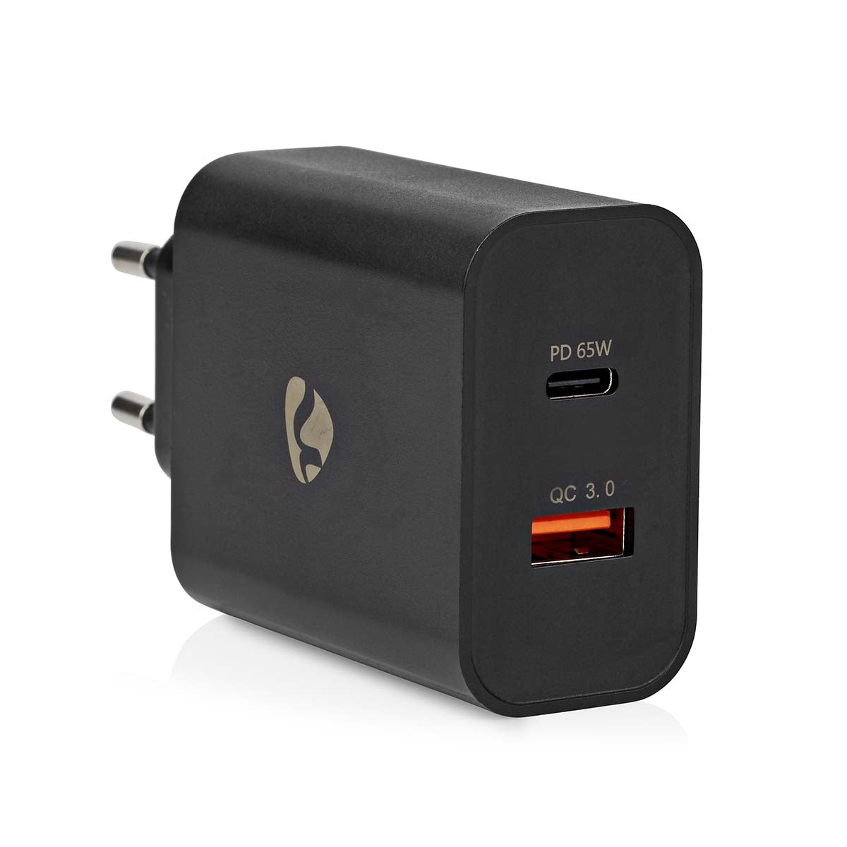 Wall Charger | 65 W| Fast charging function | 2.0 / 2.25 A / 3.25 A A | Number of outputs: 2 | USB-A / USB-C™ | Automatic selection of Voltage