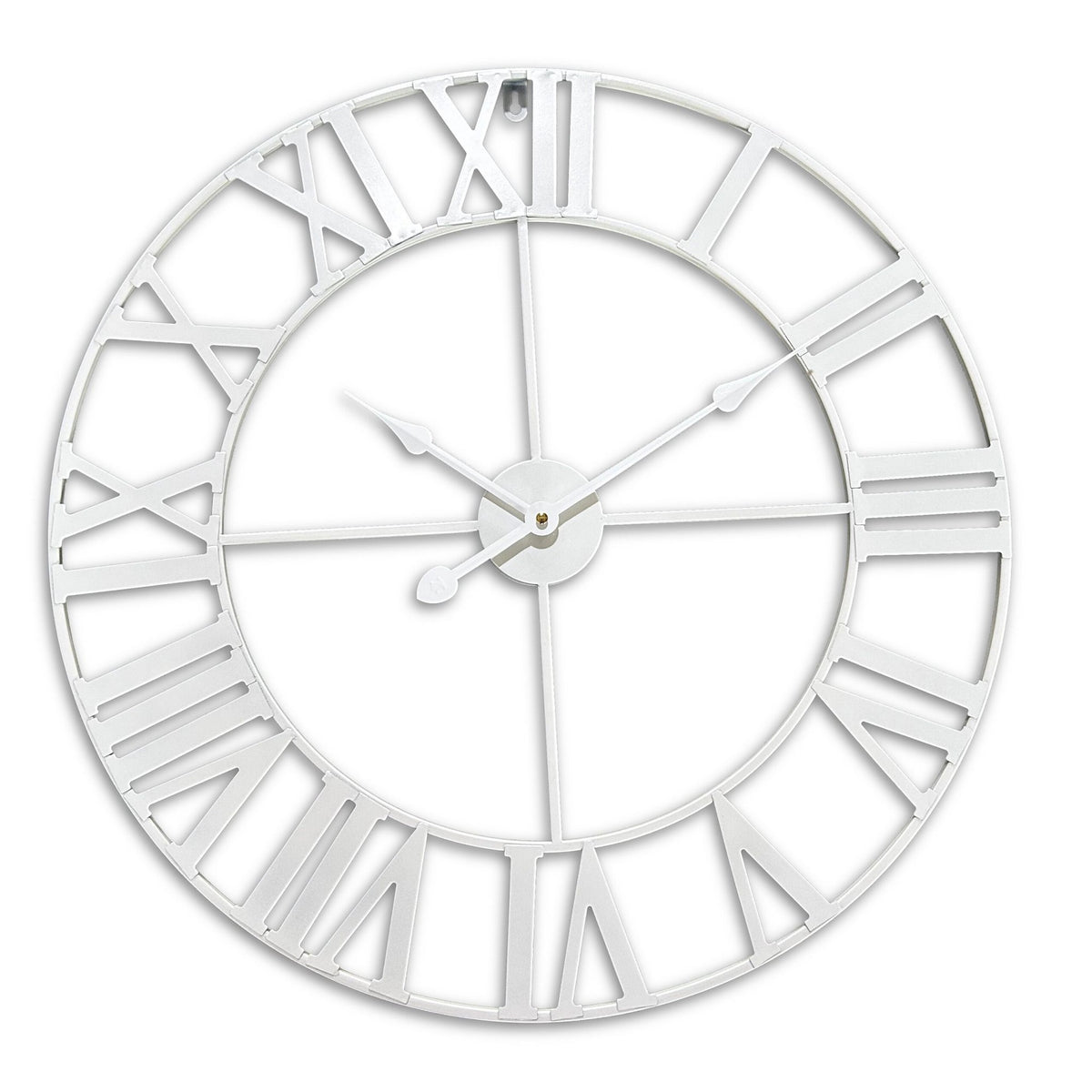 Wall Clock, Roman Numerals, 60 cm Diameter
