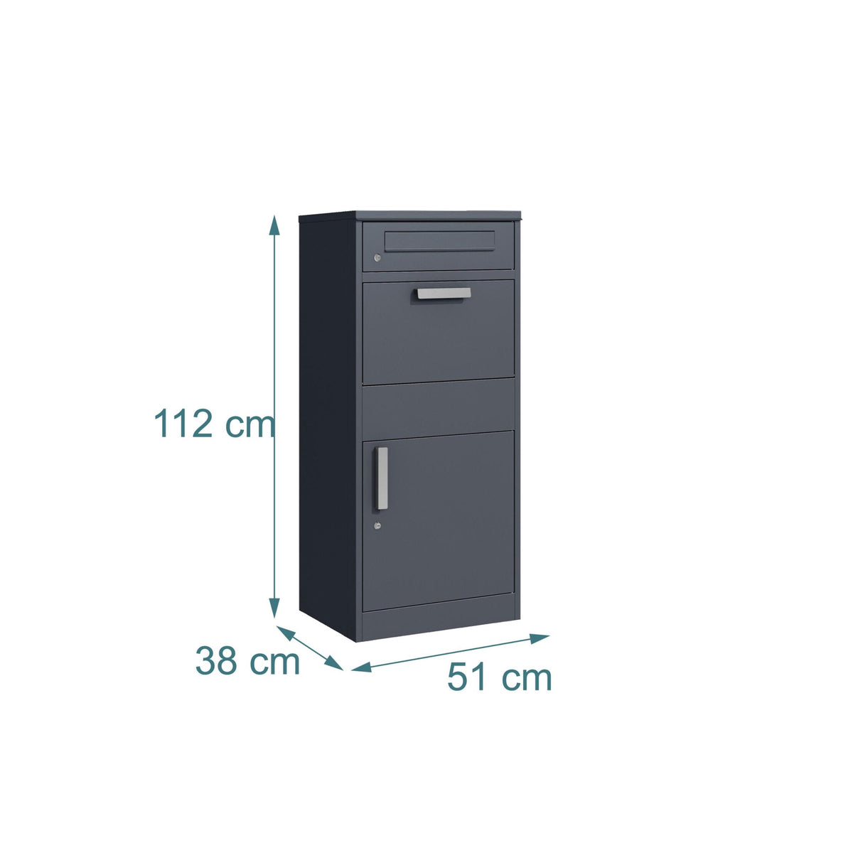 Wall & Floor Mounted Weatherproof Letterbox