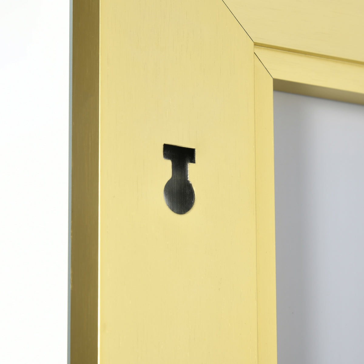 Wall Mirror With Led 2 In 1 Standing Mirror, Full Length Mirror, Aluminum Frame, For Bedroom, Lighting, Silver+Gold