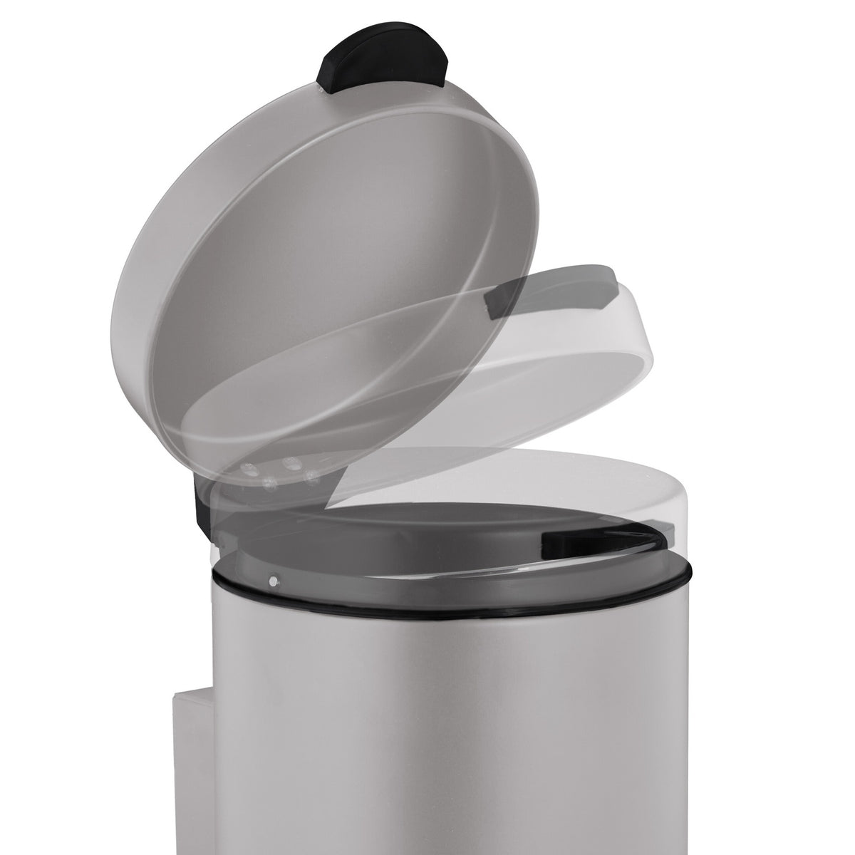 Wall Mounted Bathroom Bin, 3L, Auto-Close Lid