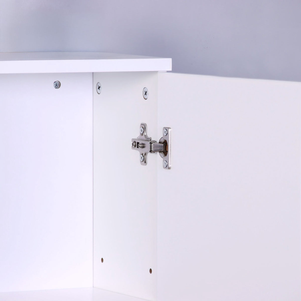 Wall-Mounted Bathroom Cabinet – Narrow, 2 Compartments, Adjustable