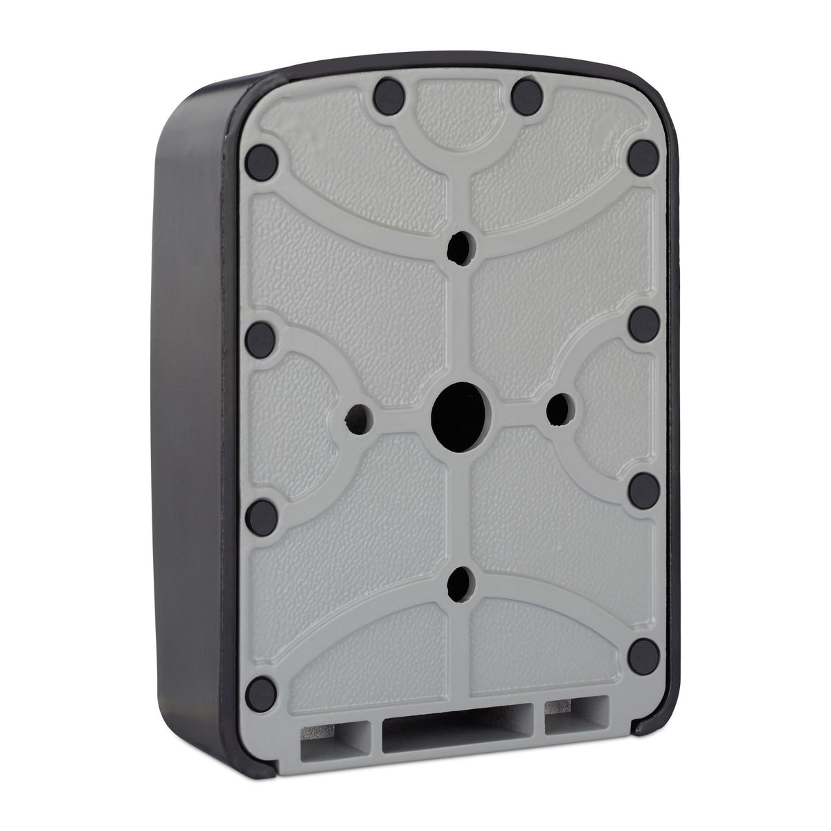 Wall-Mounted Key Safe with Combination Lock, Black/Grey