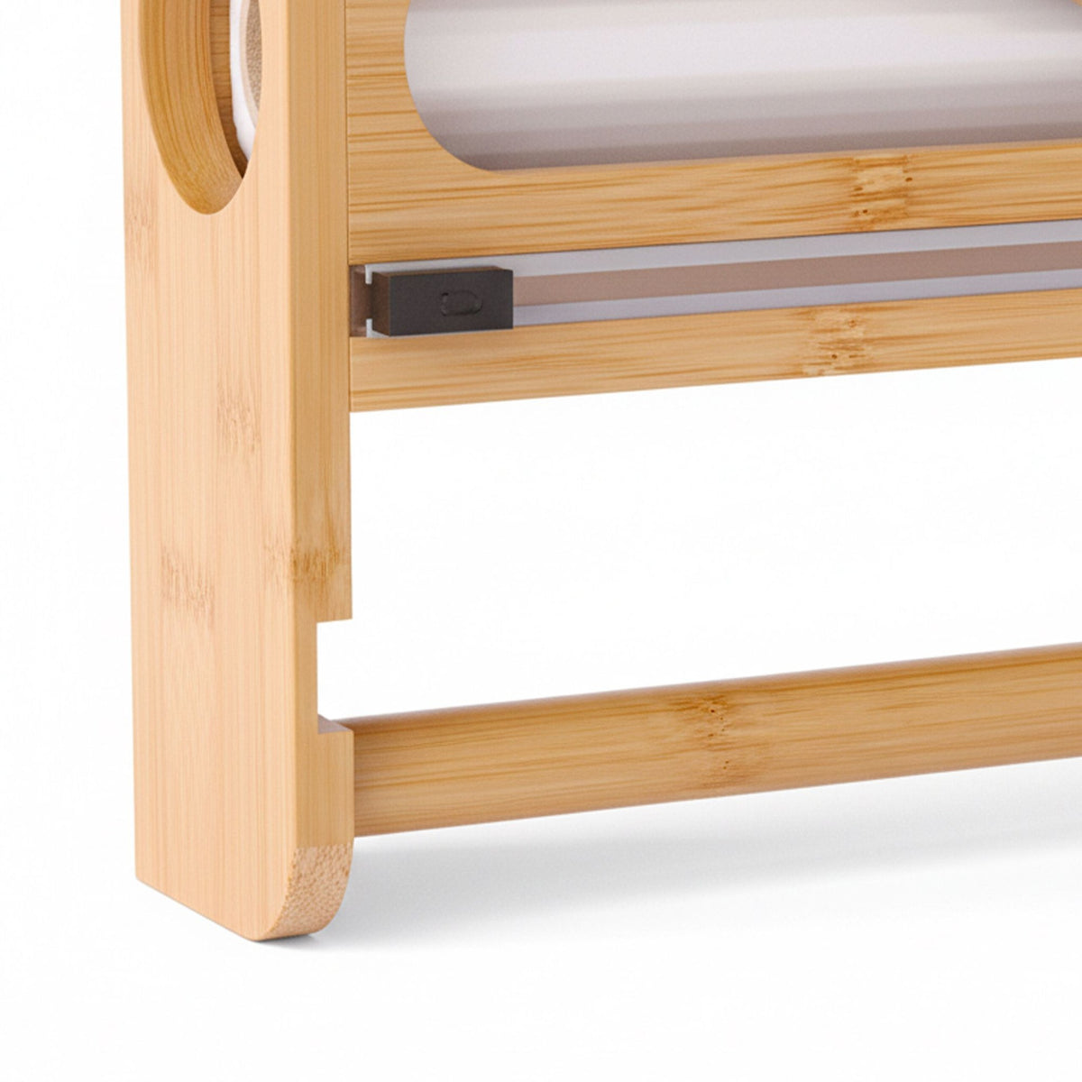 Wall-Mounted Kitchen Roll Holder with Foil Cutter