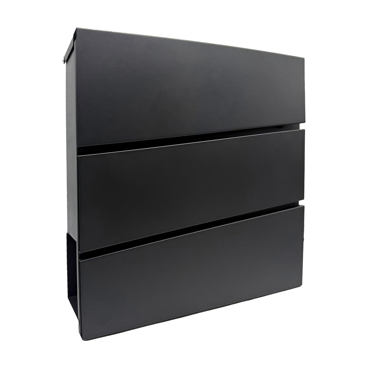 Wall-Mounted Letterbox with Magazine Holder, Rain Cover