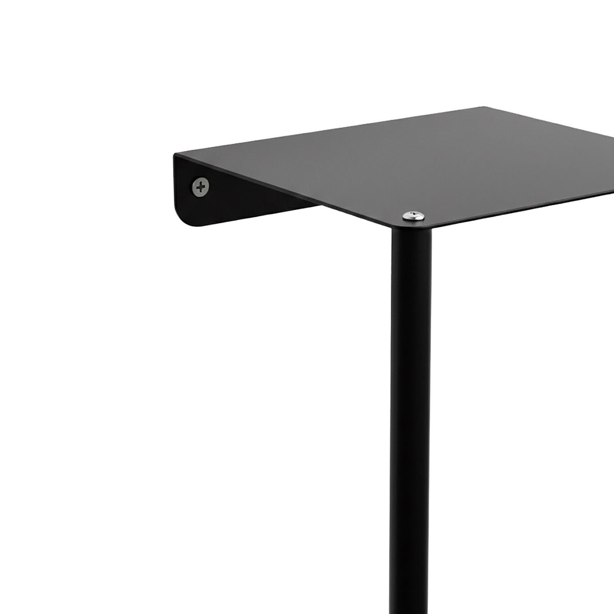 Wall-Mounted Towel Rack with Shelf, Metal