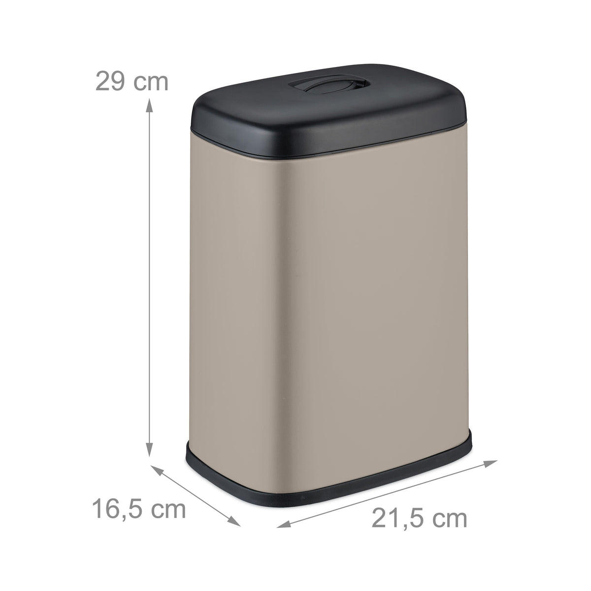 Wall-Mounted Waste Bin, 5L, Removable Lid