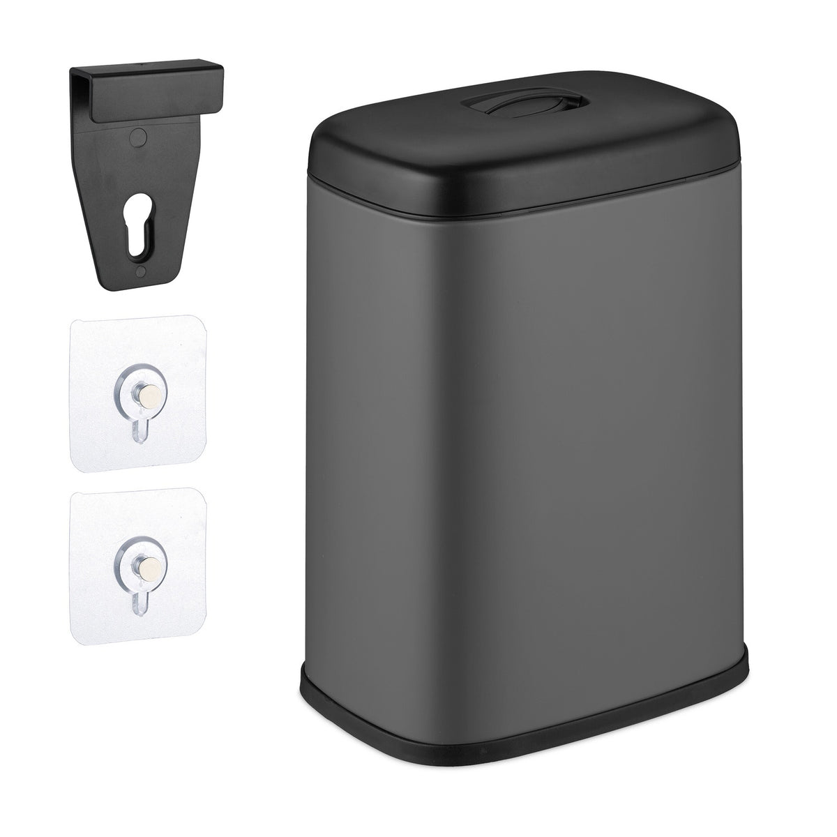 Wall-Mounted Waste Bin, 5L, Removable Lid