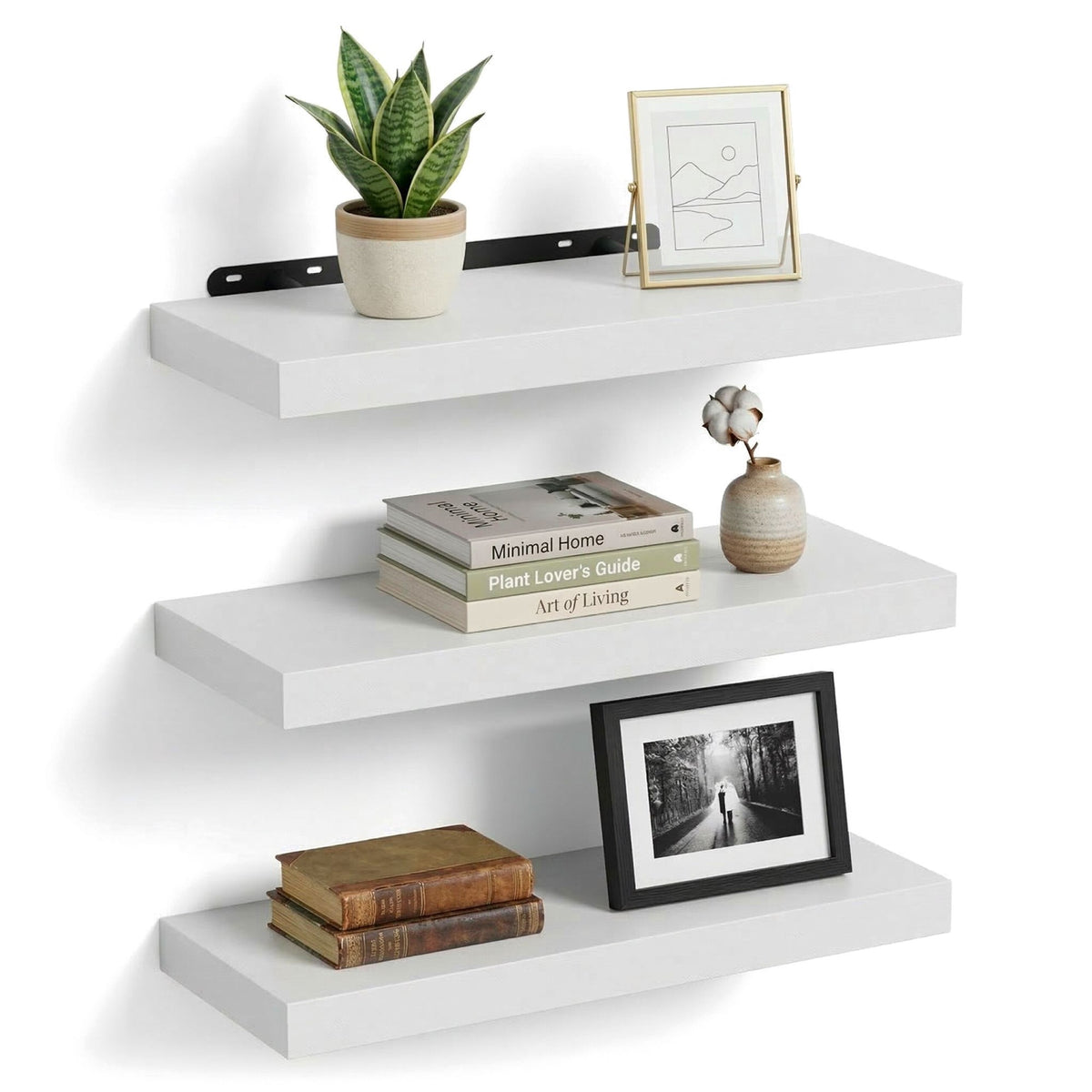 Wall Shelves Set Of 3 – Hanging Display For Decor