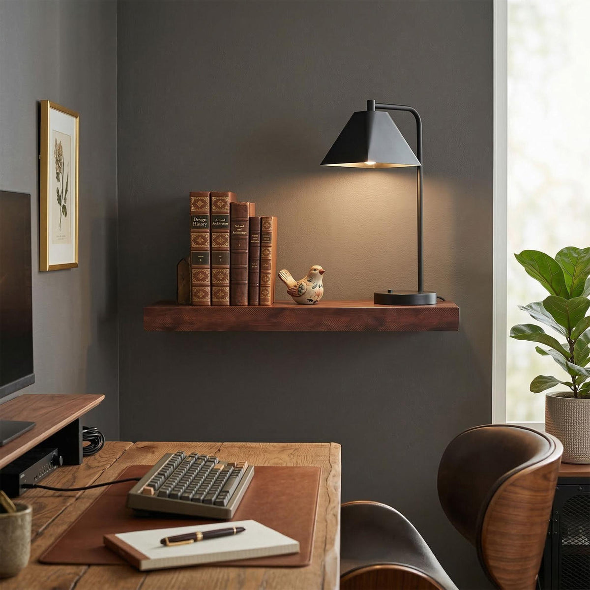 Wall Shelves, Set Of 3 Hanging Display Shelves