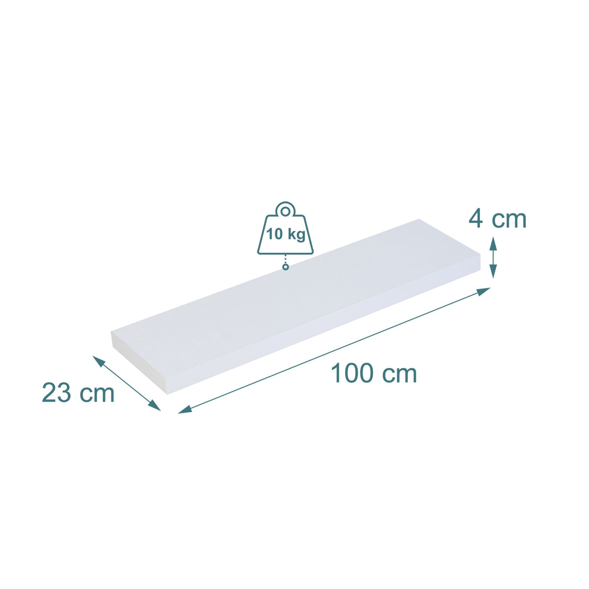 Wall Shelves, Set Of 3 Hanging Shelves For Decor