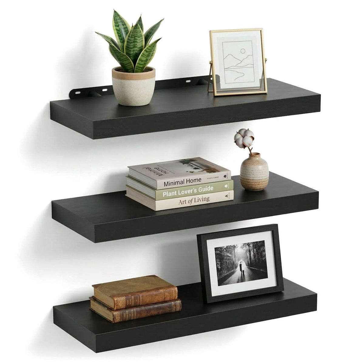 Wall Shelves Set of 3 for Living Room or Bedroom