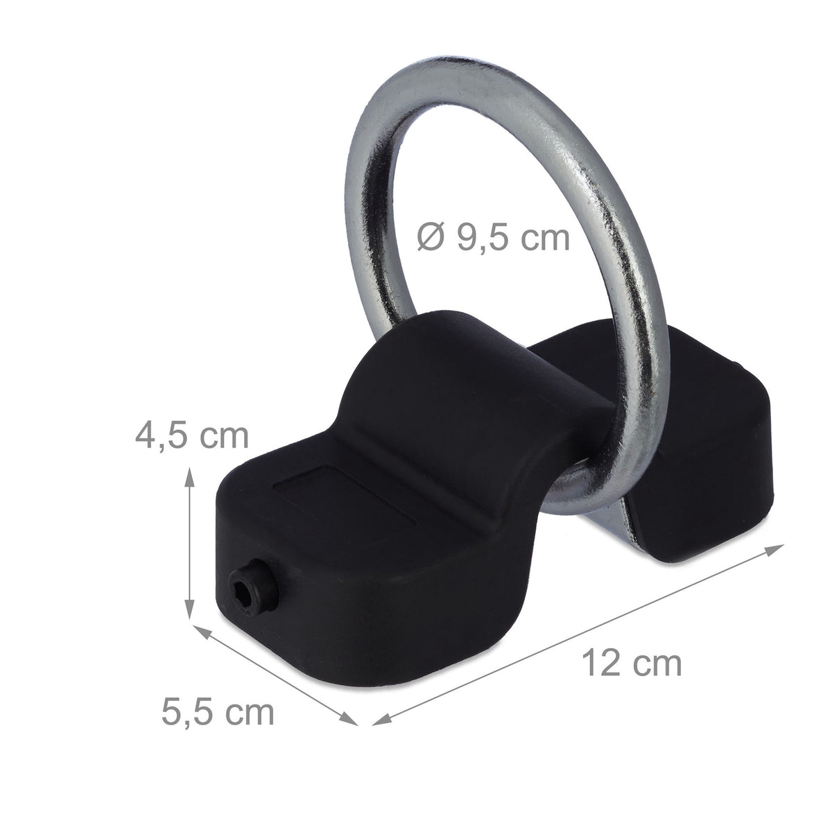 Wall and floor anchorage for bicycle