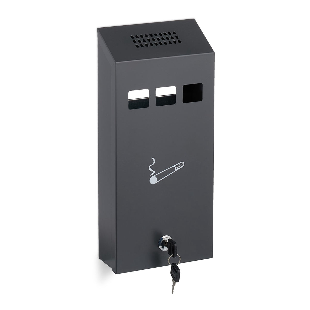 Wall ashtray in anthracite