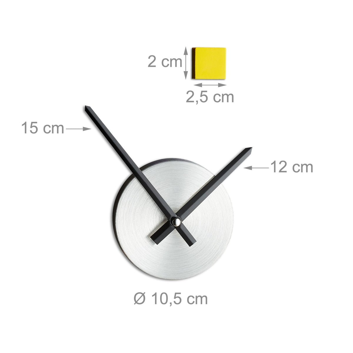 Wall clock DIY colorful