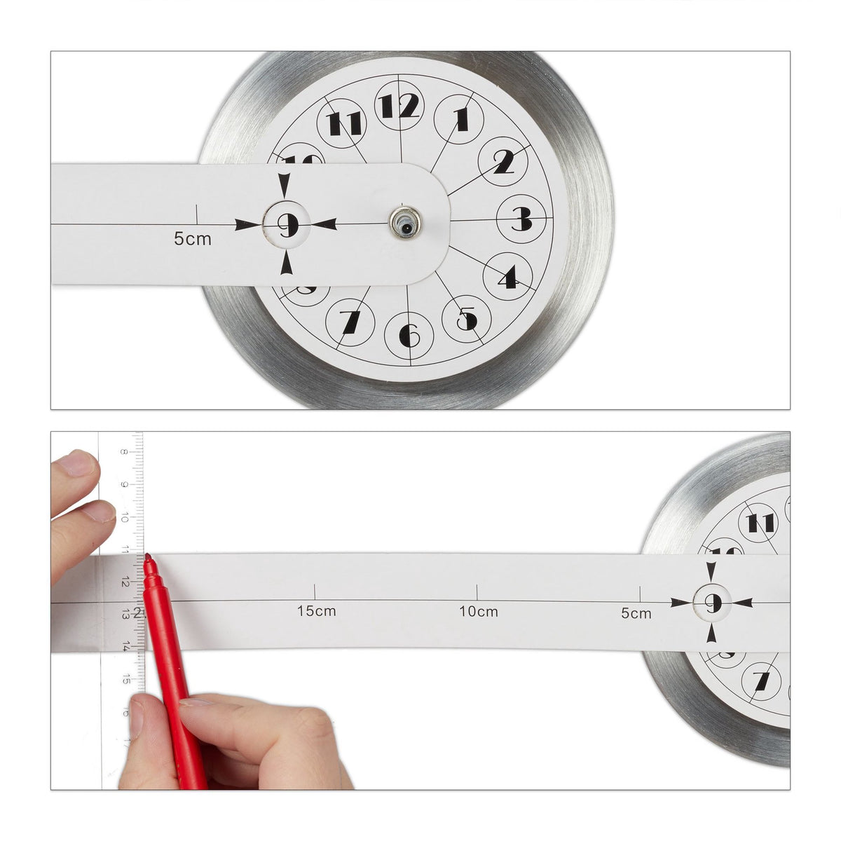Wall clock DIY colorful