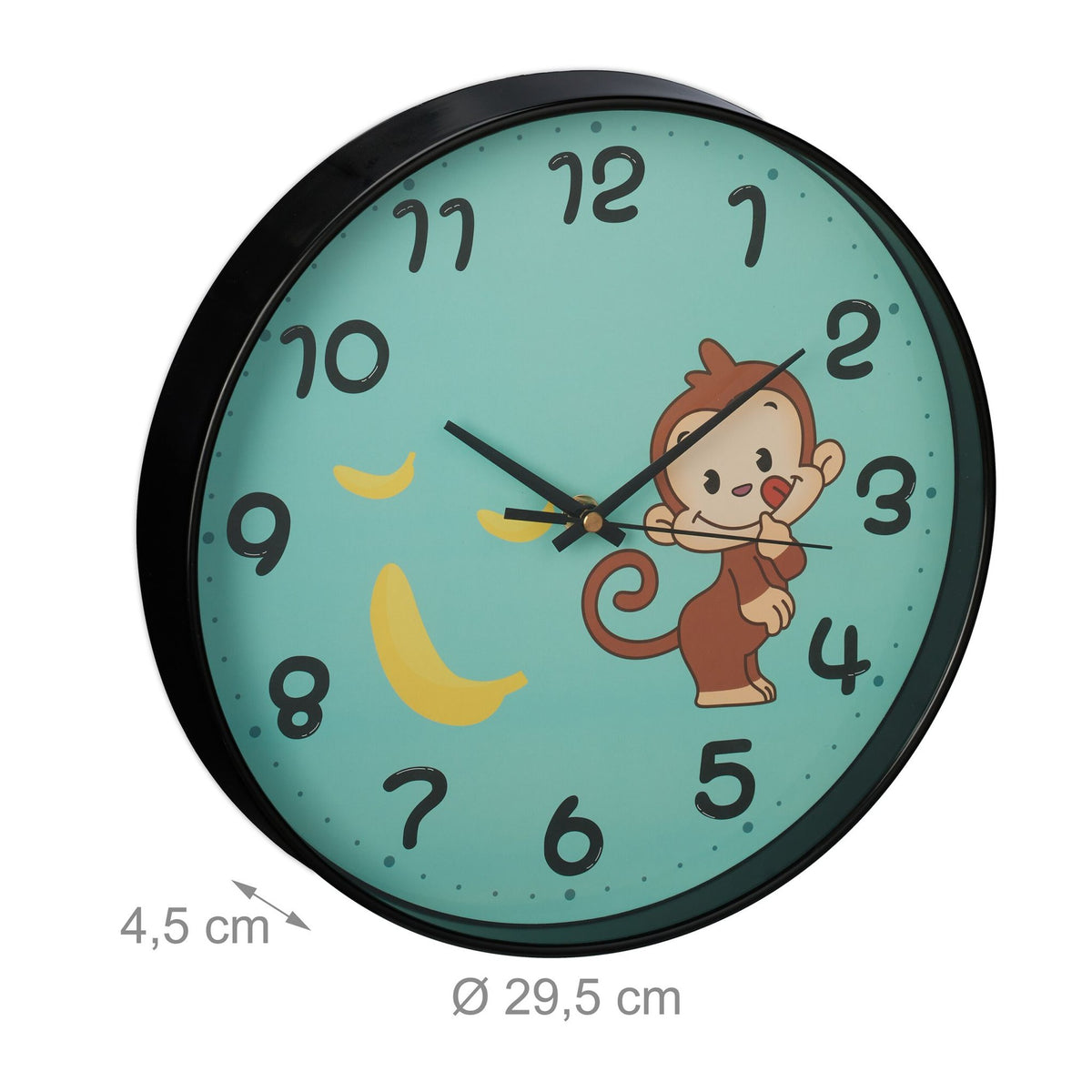 Wall clock Monkey for children