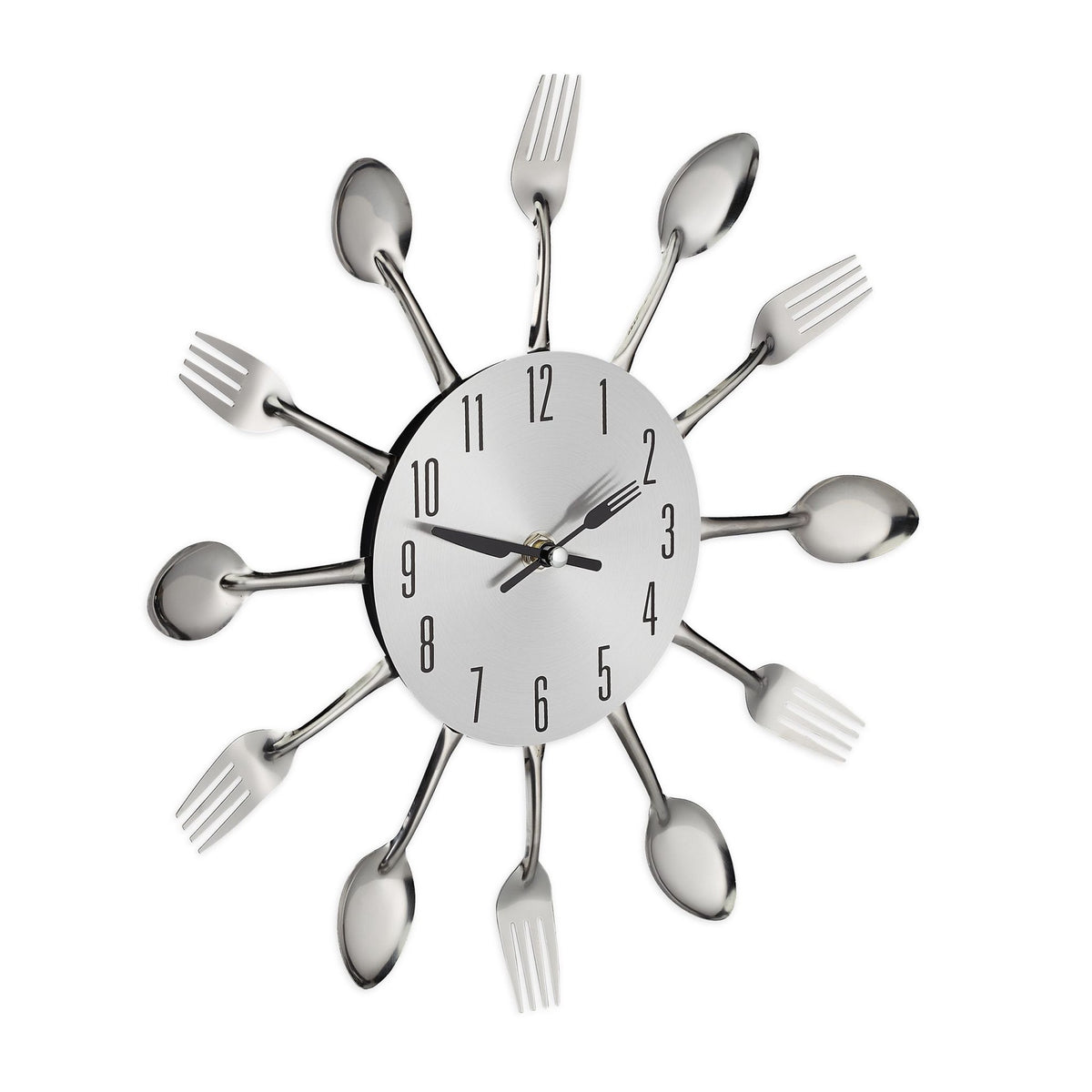 Wall clock cutlery