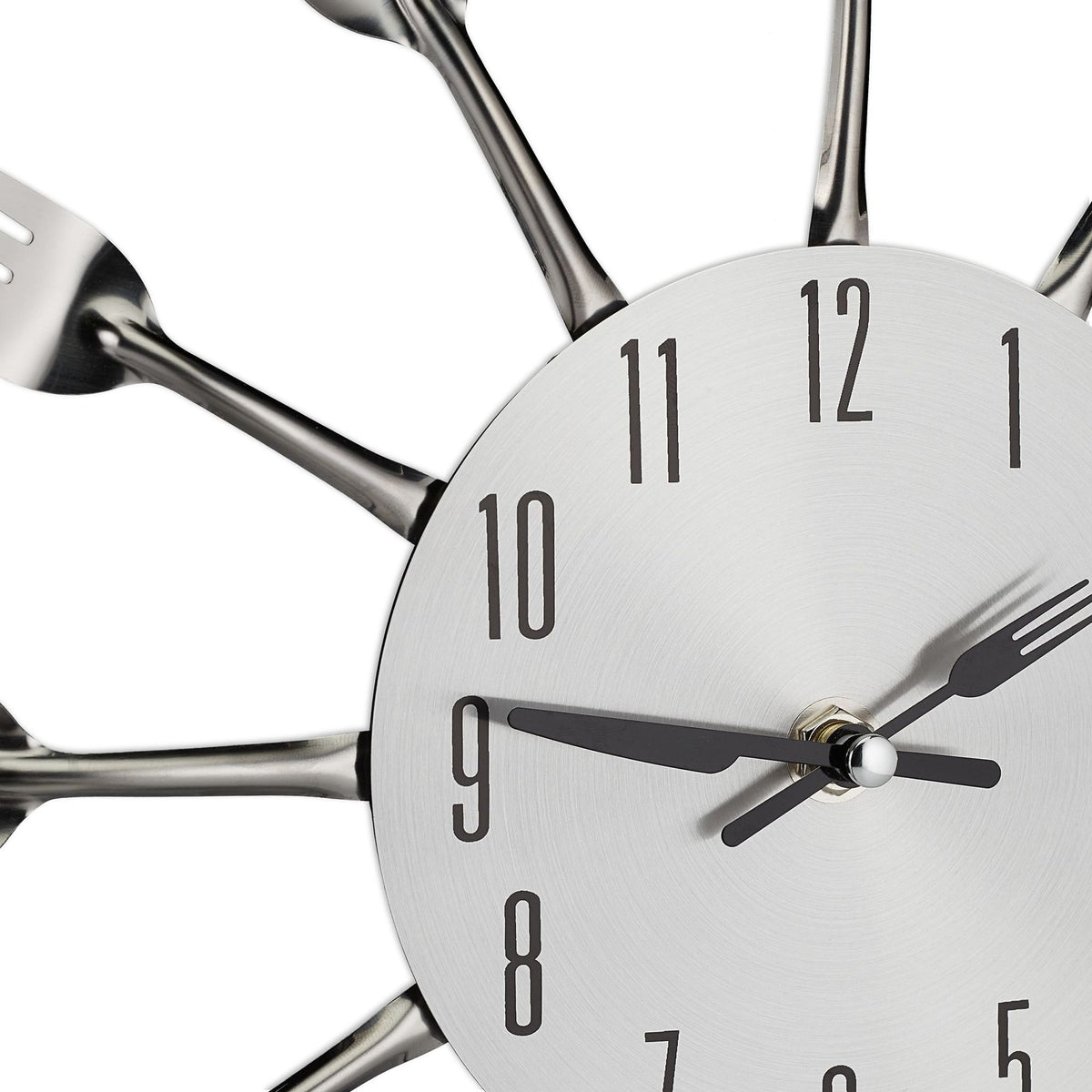 Wall clock cutlery