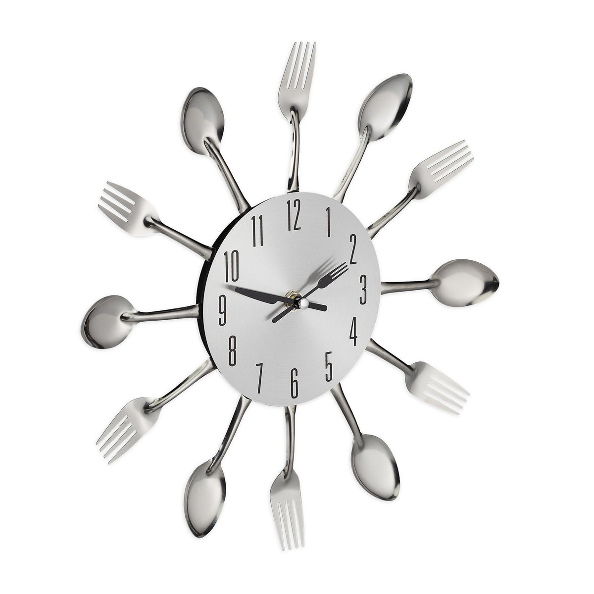Wall clock cutlery