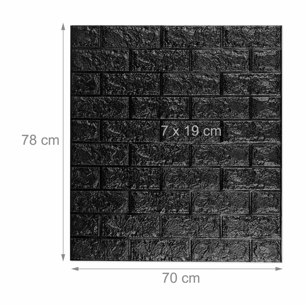 Wall decal set brick, self-adhesive
