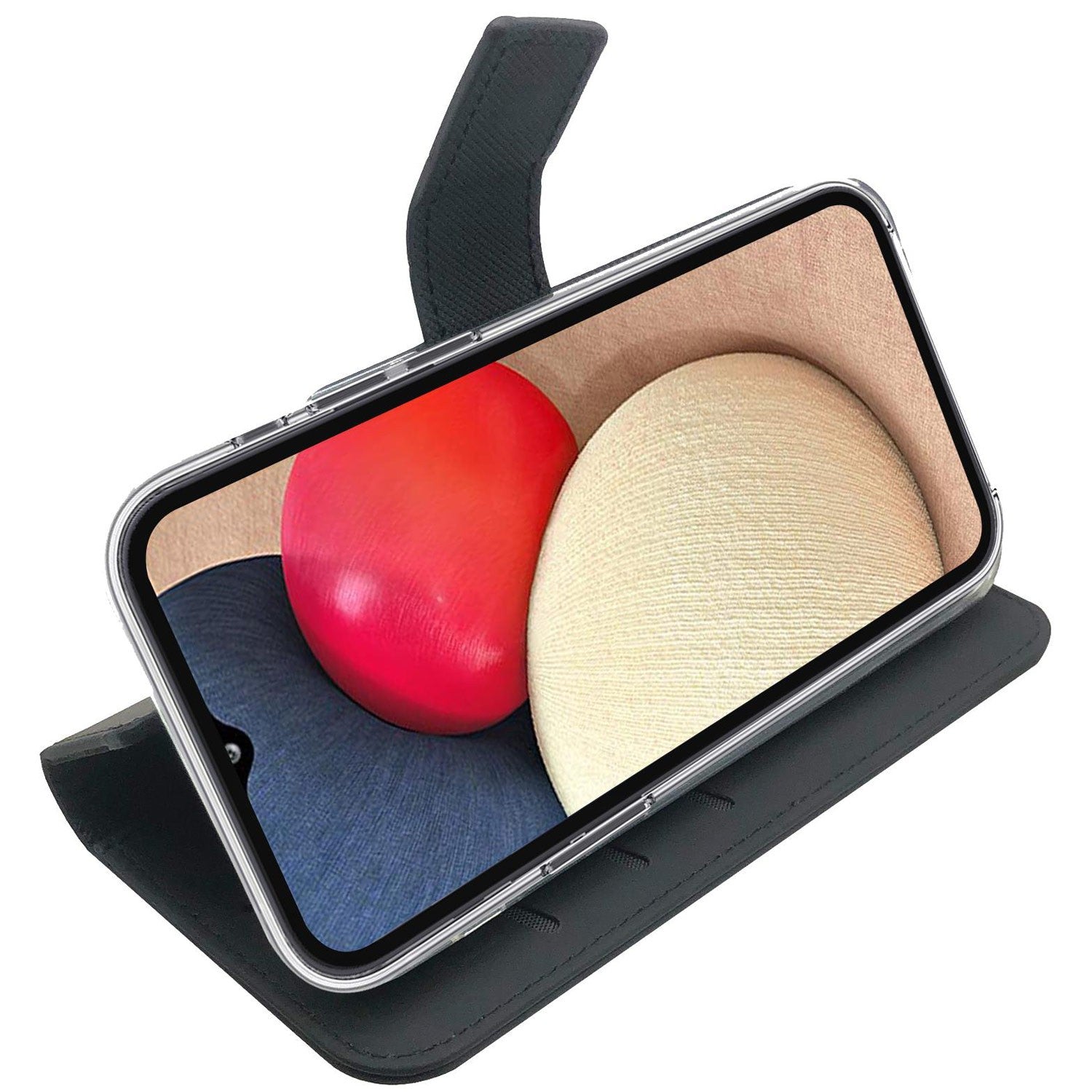 Wallet Case Galaxy A02s SM-A025F Black