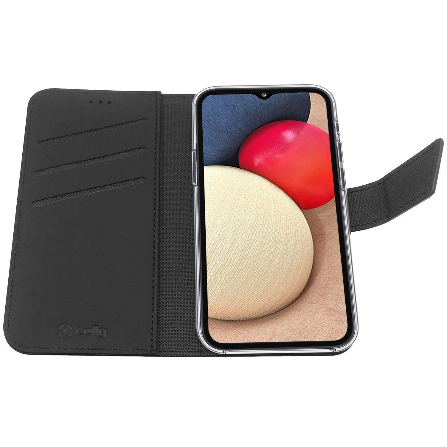 Wallet Case Galaxy A02s SM-A025F Black