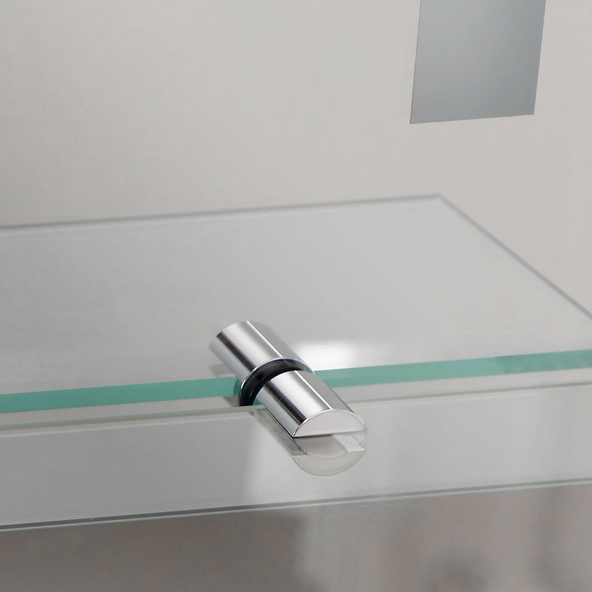 Wall mirror bathroom mirror with shelf, LED 15W, waterproof, 50x15.5x70cm, bathroom mirror