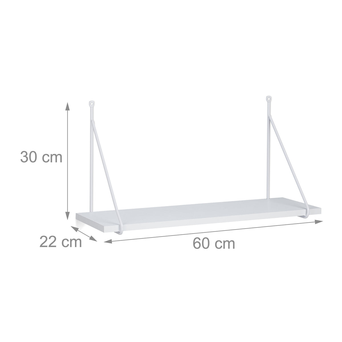 Wall shelf 60 cm
