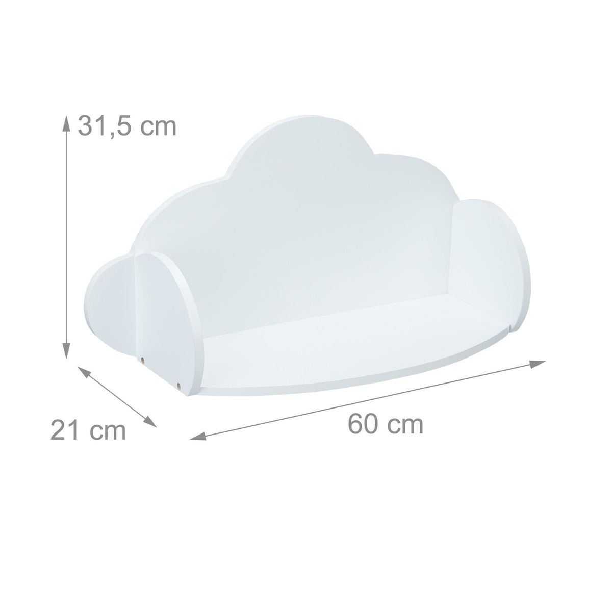 Wall shelf for children
