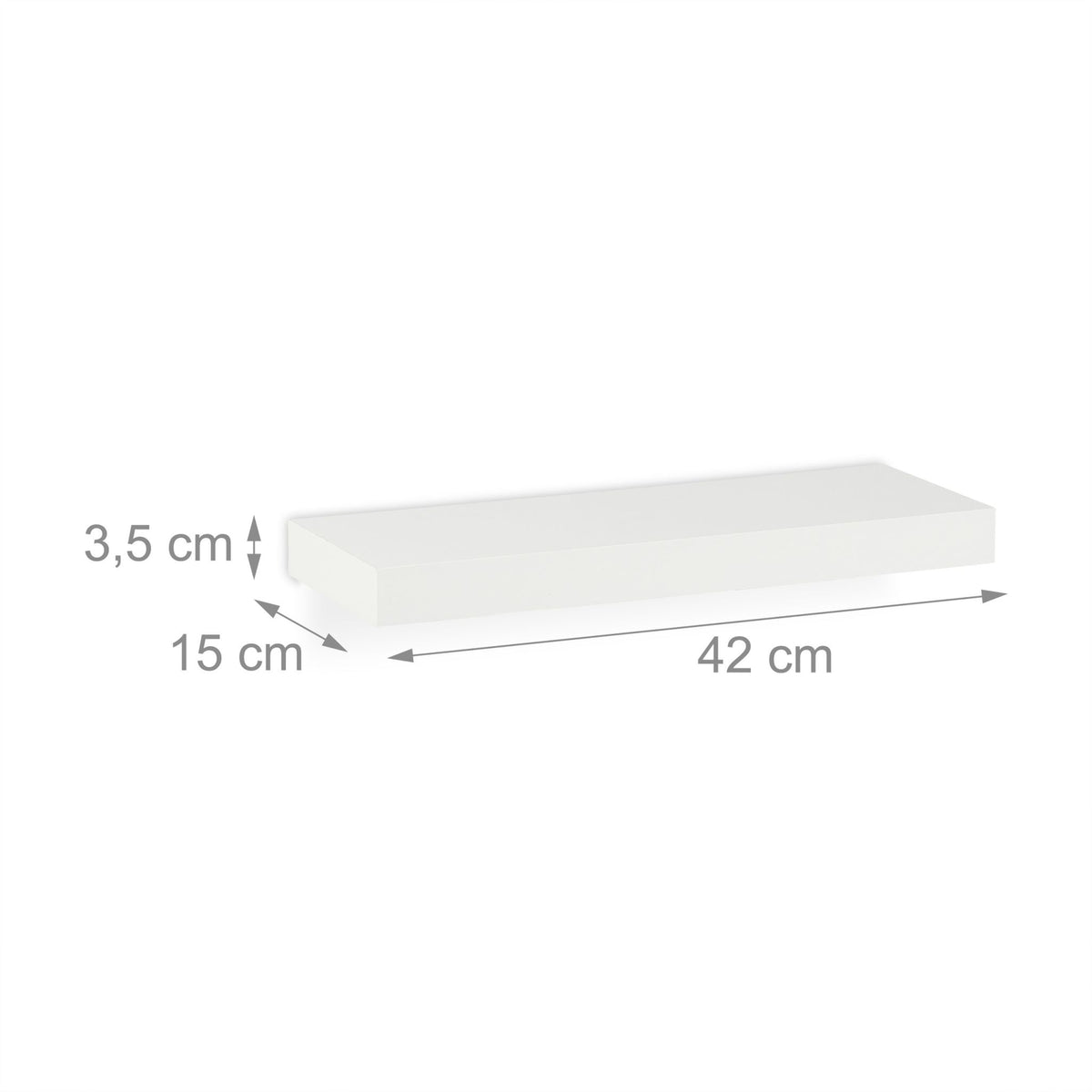 Wall shelf set of 3