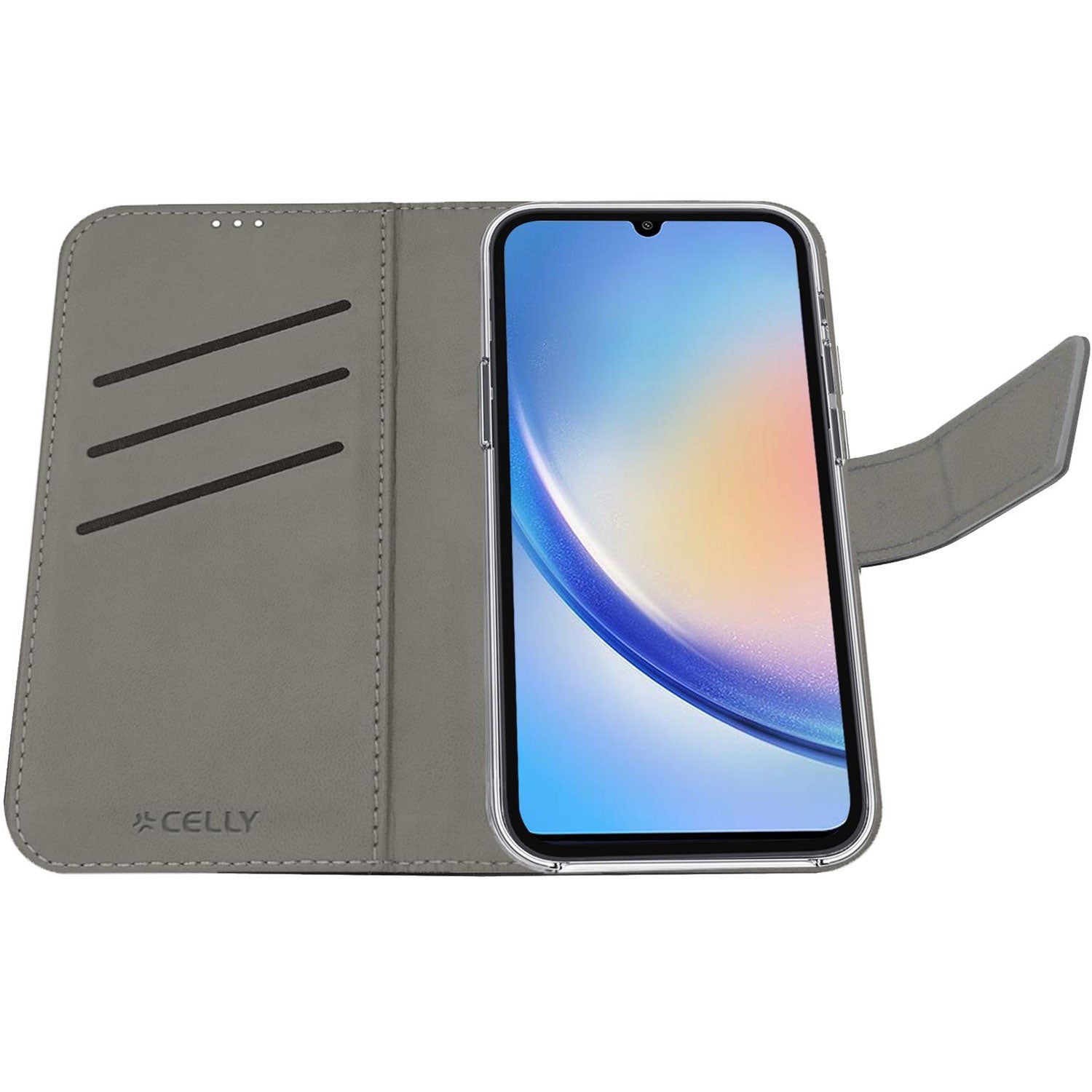 Wally Wallet Case Galaxy A35 5G Black