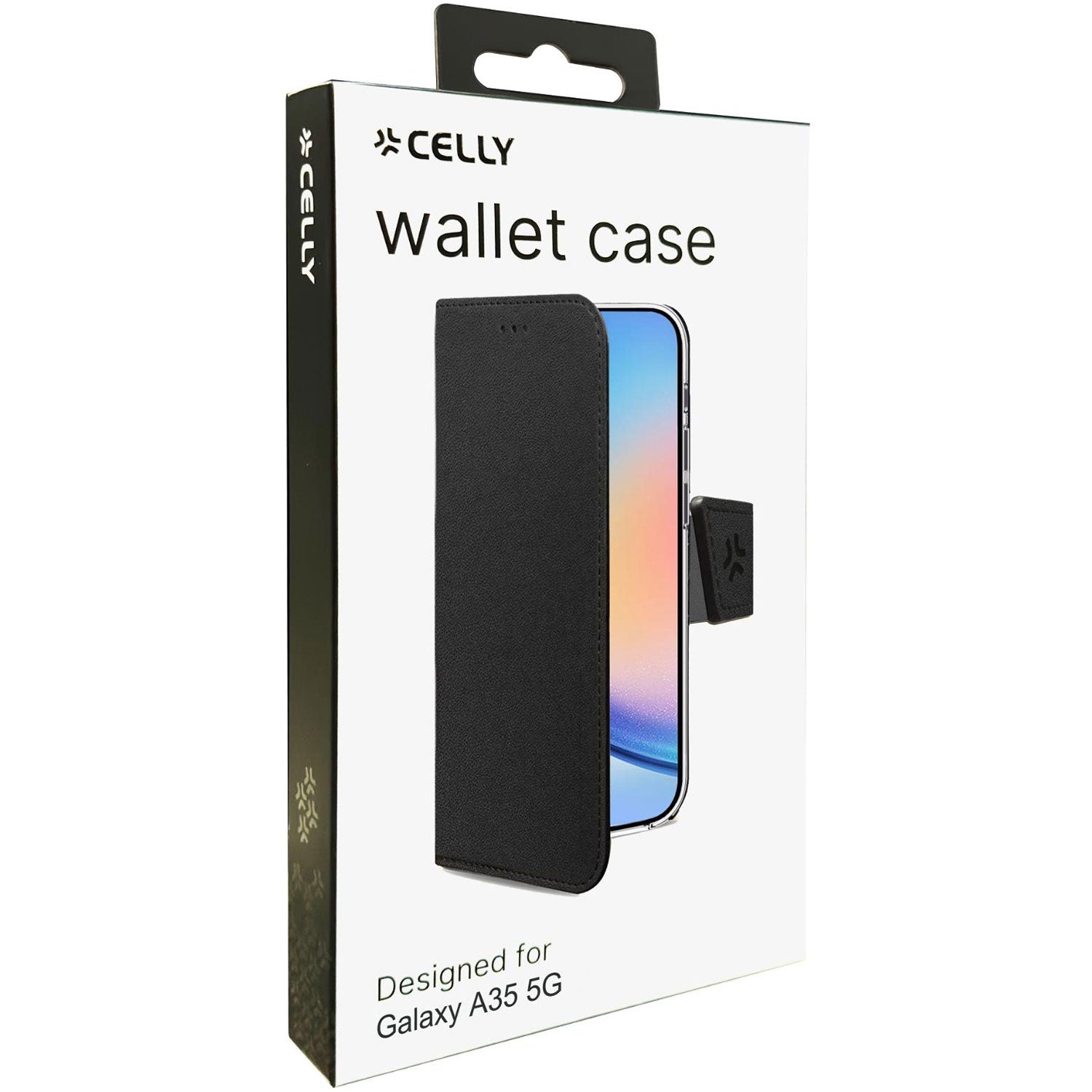 Wally Wallet Case Galaxy A35 5G Black