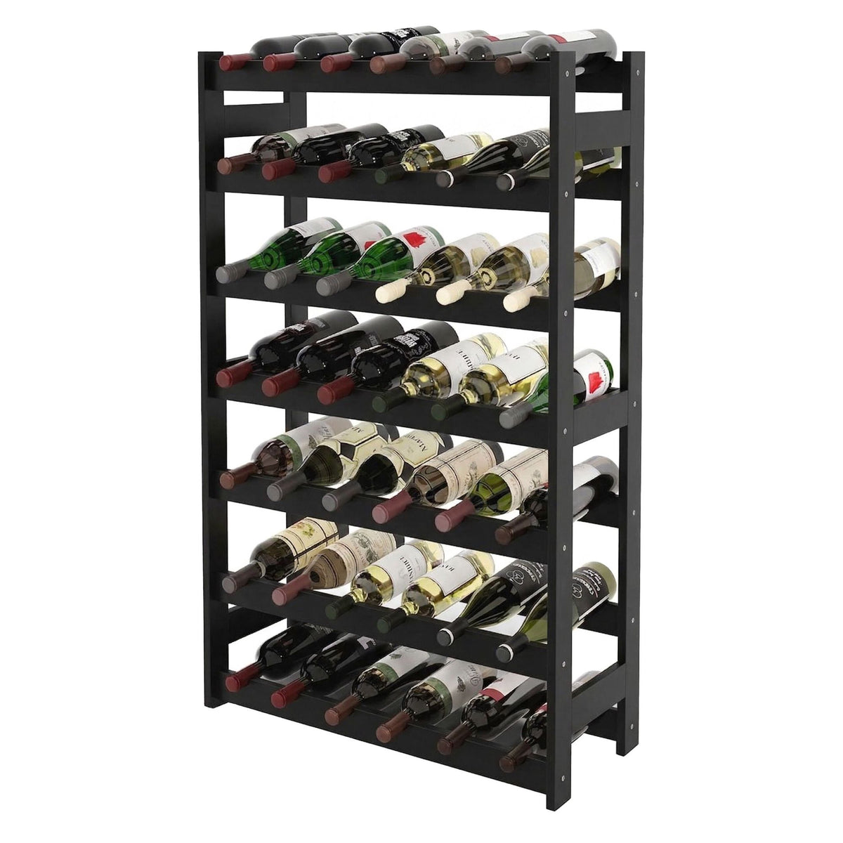 Walnut Wine Bottle Holder – Horizontal Rack, 1 Bottle