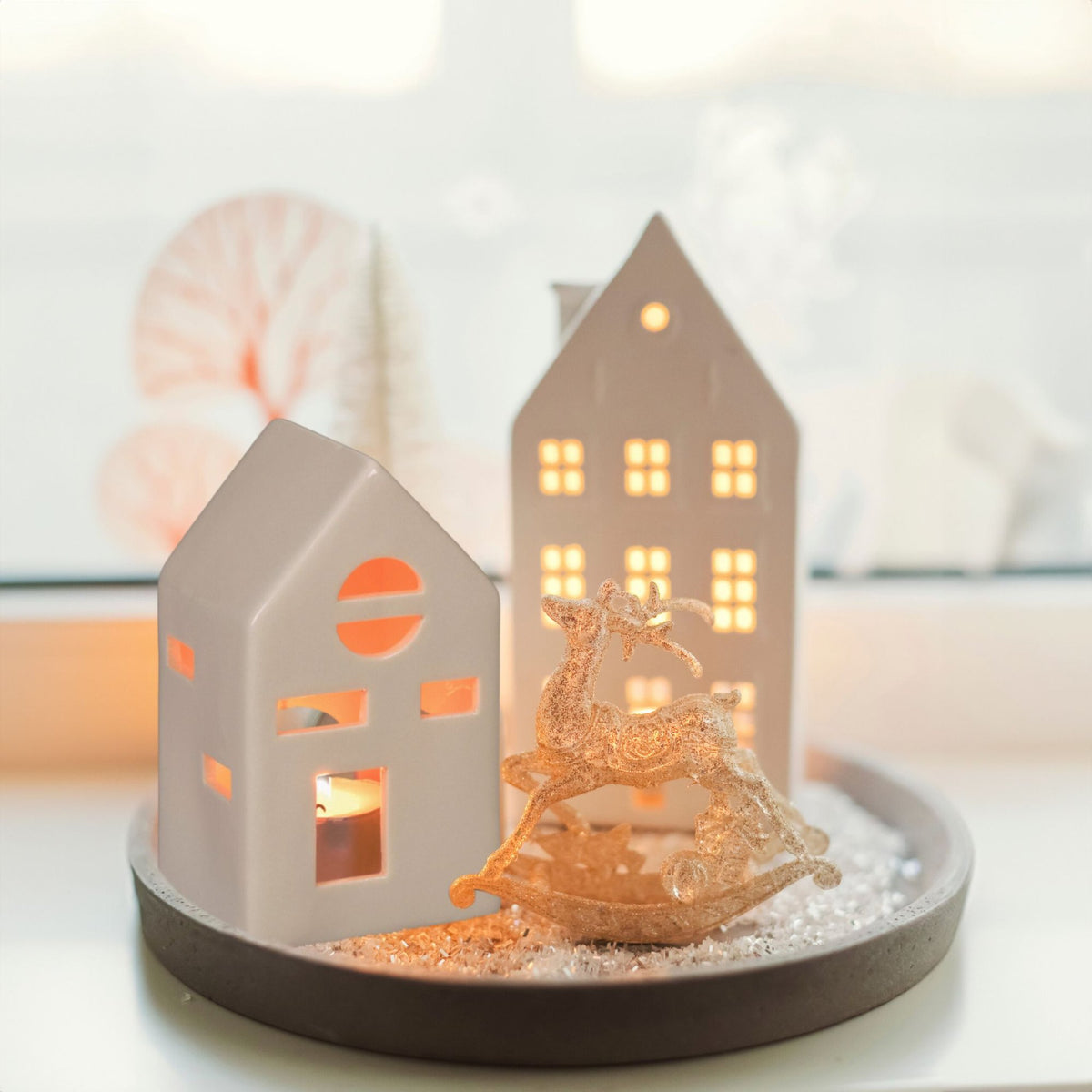 Warm light house ceramics